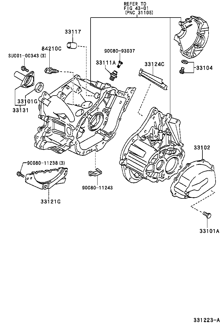 TOYOTA SU00100208 - Paraolio, Cambio manuale autozon.pro