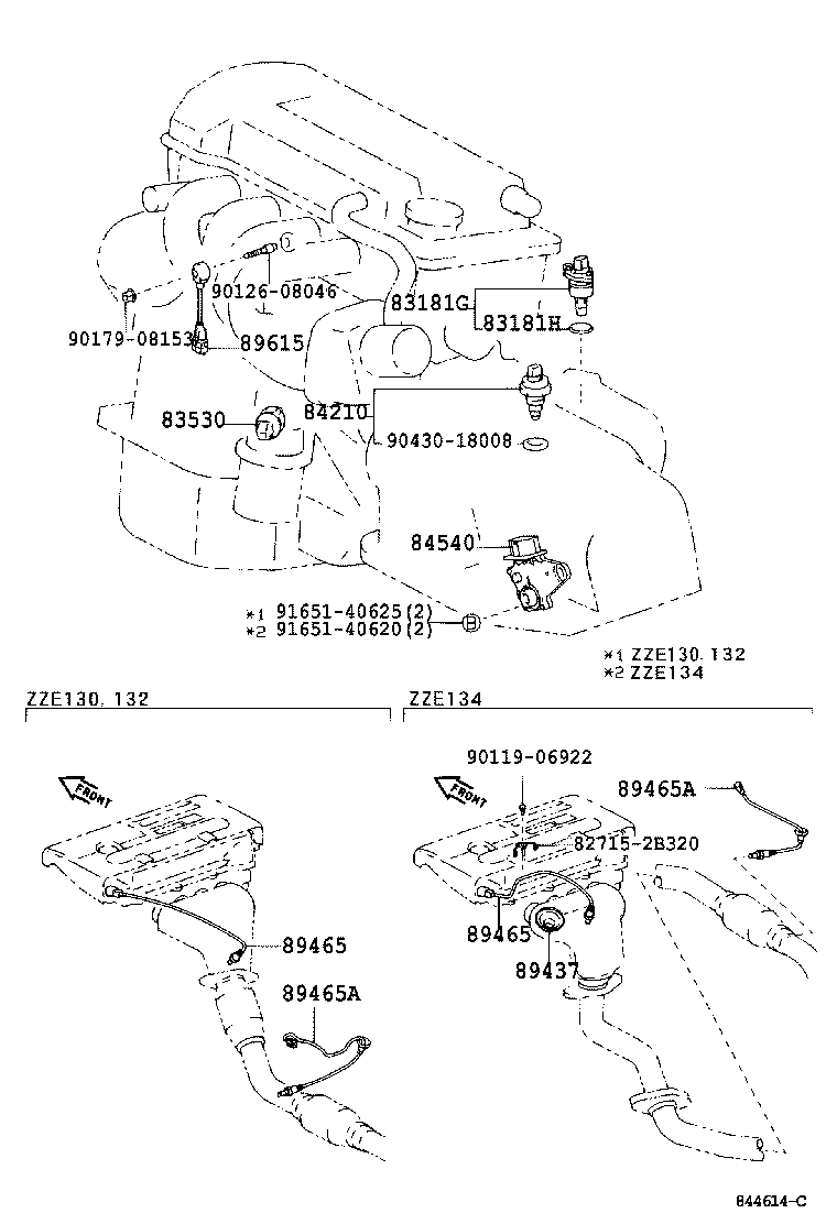 LEXUS 89465-02110 - Sonda lambda autozon.pro