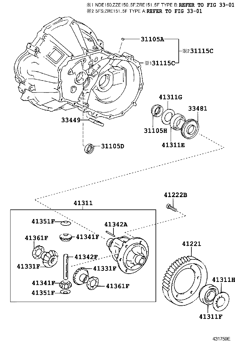 TOYOTA 90311W0003 - Anello tenuta, Differenziale autozon.pro