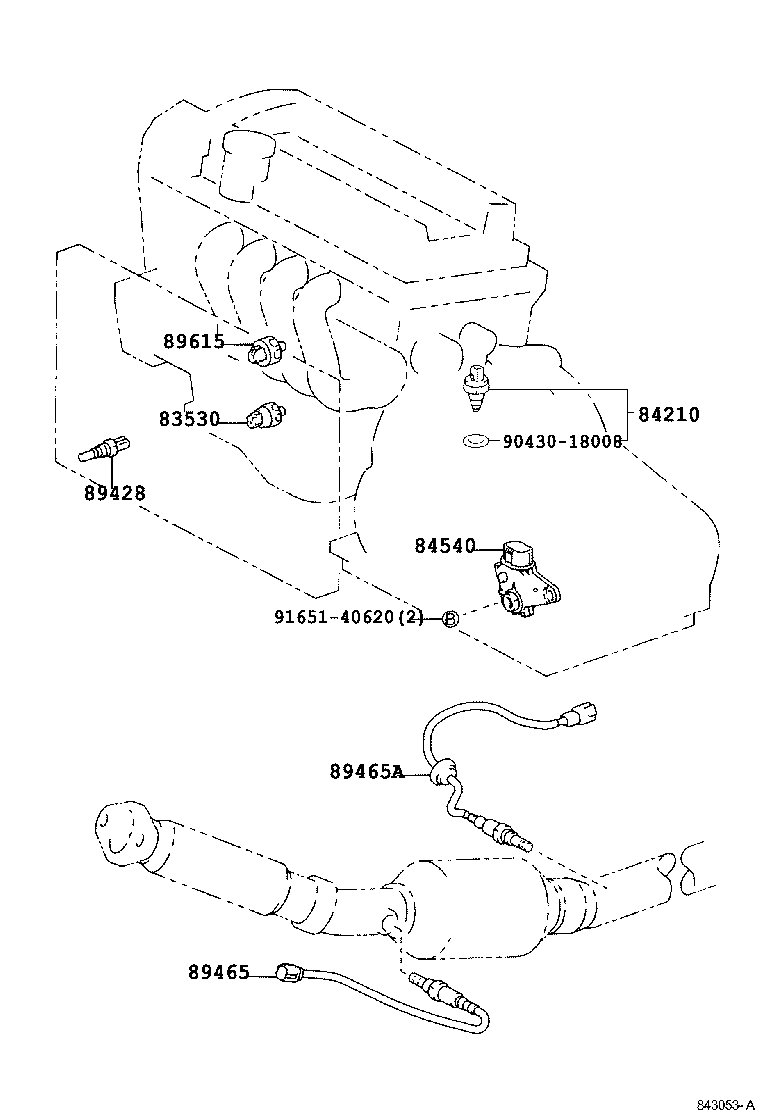 TOYOTA 89465-52060 - Sonda lambda autozon.pro