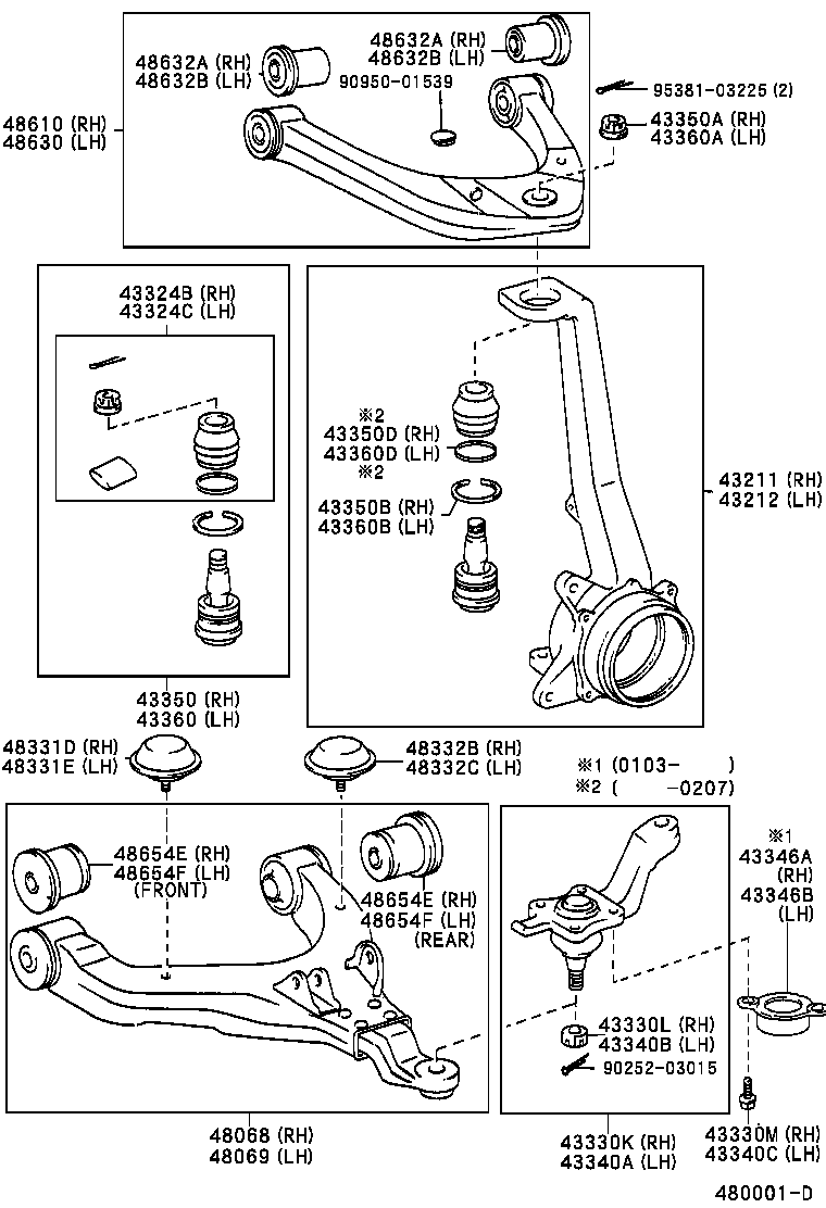 LEXUS 43330-39585 - Giunto di supporto / guida autozon.pro