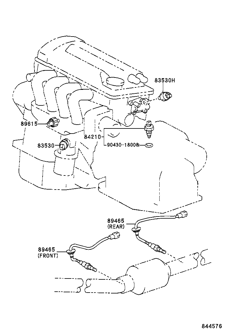 LEXUS 89465-02090 - Sonda lambda autozon.pro