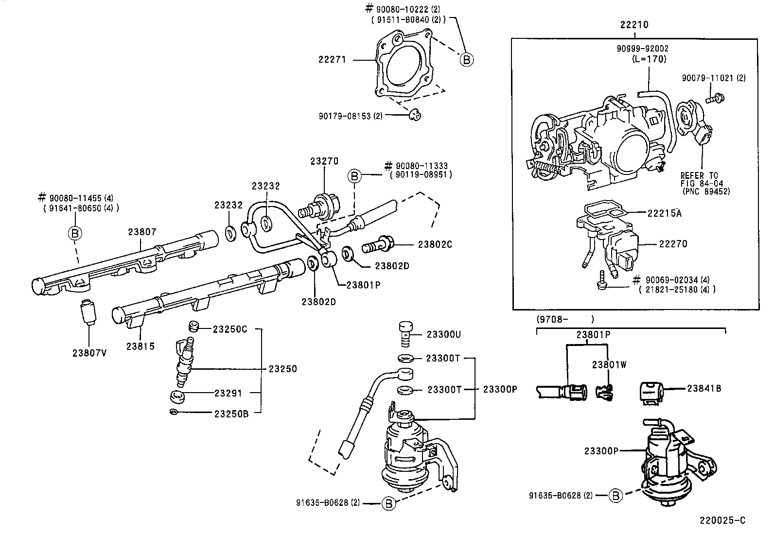 TOYOTA 23300 20040 - Filtro carburante autozon.pro