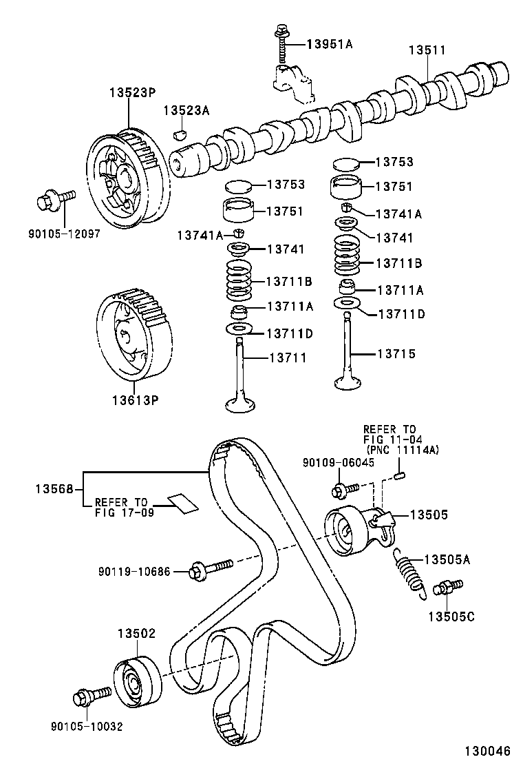 LEXUS 1356869067 - Cinghia dentata autozon.pro