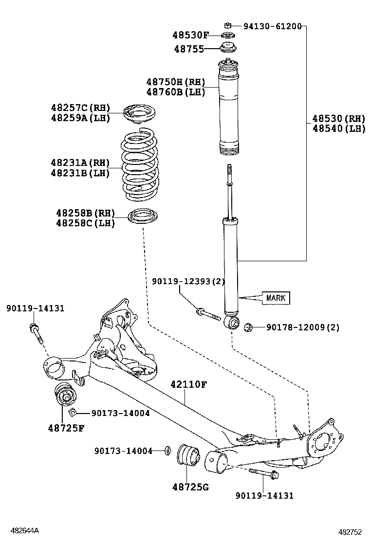 TOYOTA 48530-09R00 - Ammortizzatore autozon.pro