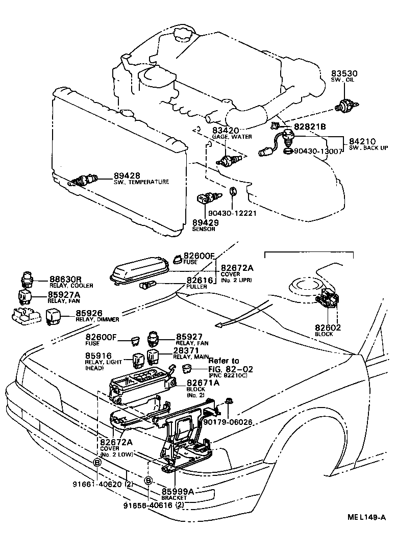 MAZDA 83530-14030 - Sensore, Pressione olio autozon.pro