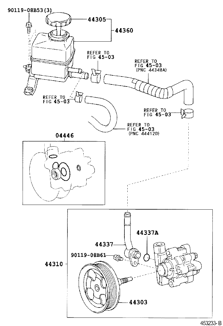 TOYOTA 4431060390 - Pompa idraulica, Sterzo autozon.pro