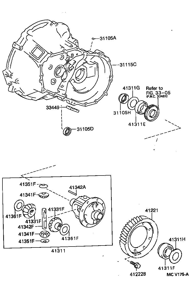 TOYOTA 9031134016 - Anello tenuta, Differenziale autozon.pro