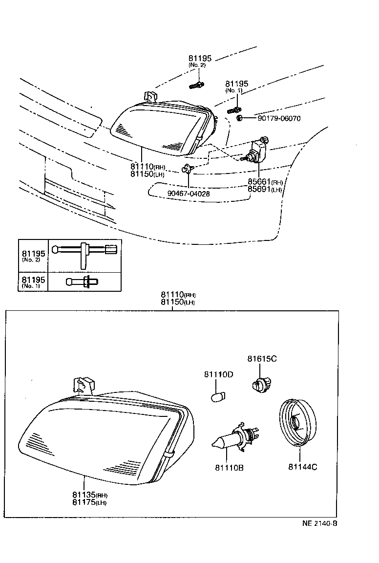 TOYOTA 90981-22004 - Lampadina, Fendinebbia autozon.pro