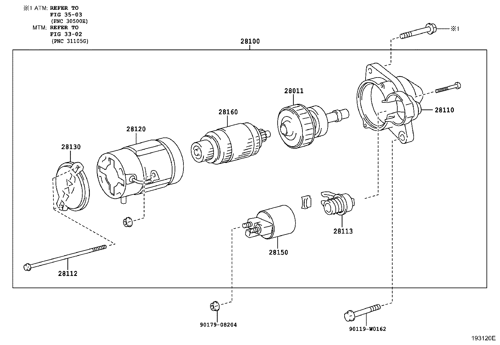 TOYOTA 281000R021 - Motorino d'avviamento autozon.pro