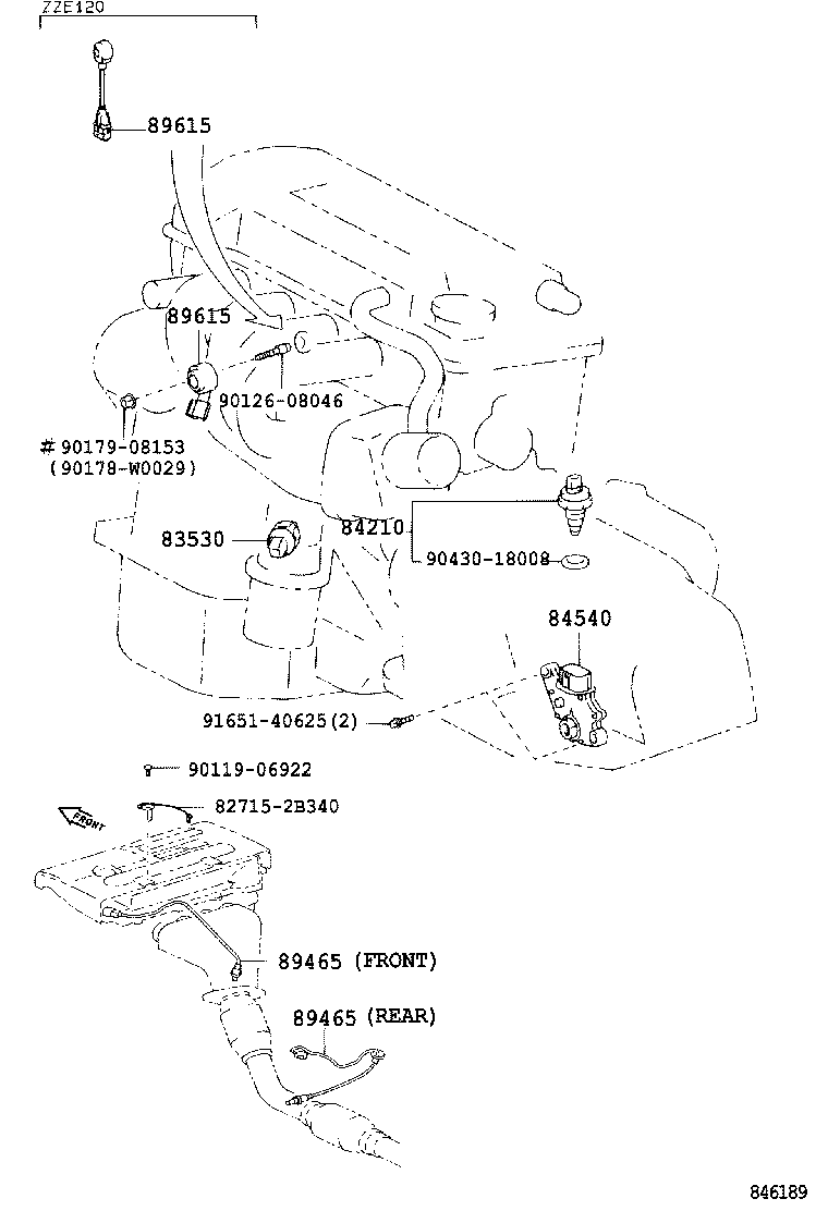 TOYOTA 8946505080 - Sonda lambda autozon.pro