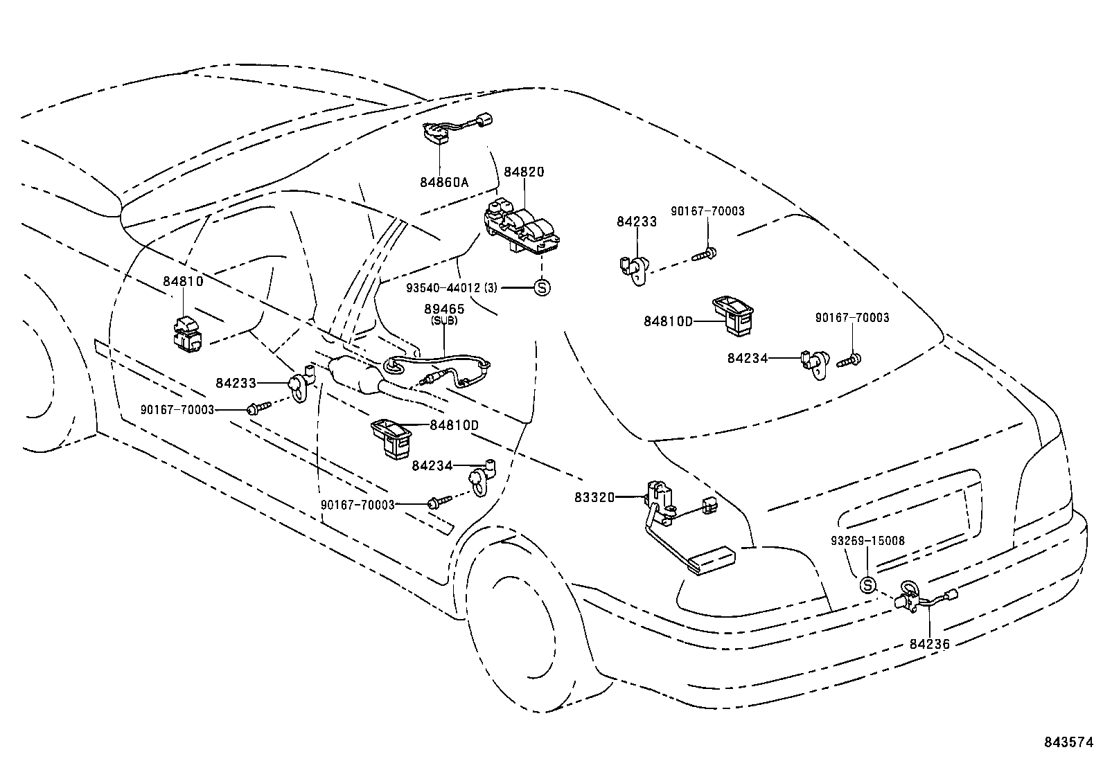 TOYOTA 89465-05070 - Sonda lambda autozon.pro