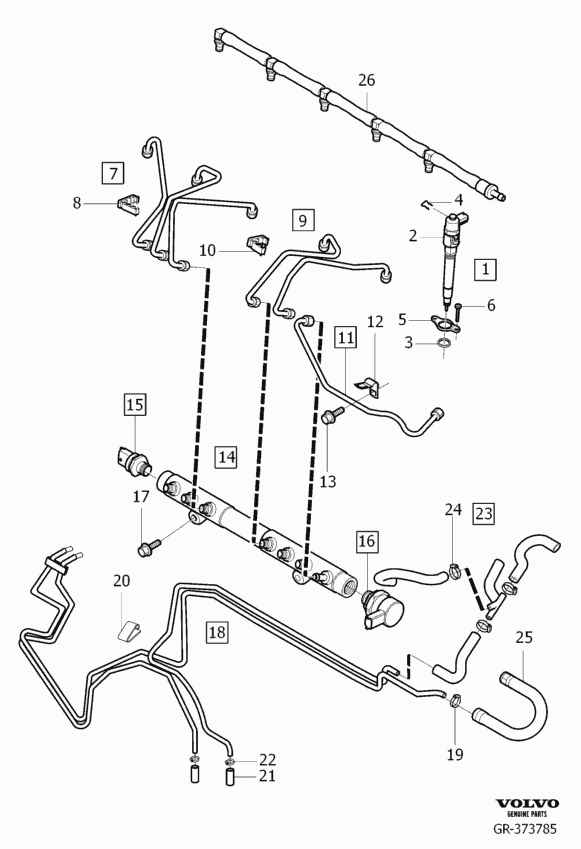 Volvo 31216319 - Sensore, Pressione carburante autozon.pro