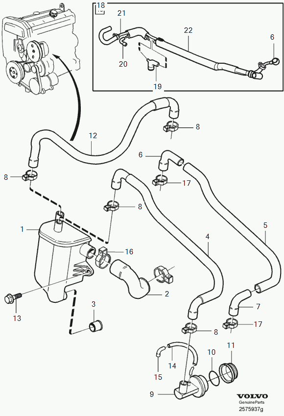 Volvo 9135060 - Guarnizione, Collettore aspirazione autozon.pro