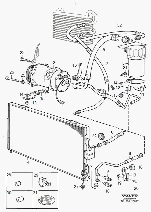 Volvo 3485087 - Compressore, Climatizzatore autozon.pro