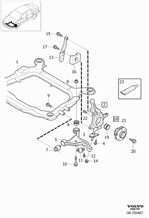 Volvo 30776055 - Kit cuscinetto ruota autozon.pro