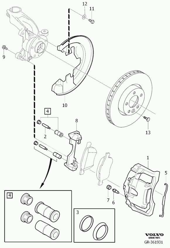 Volvo 36000375 - Pinza freno autozon.pro