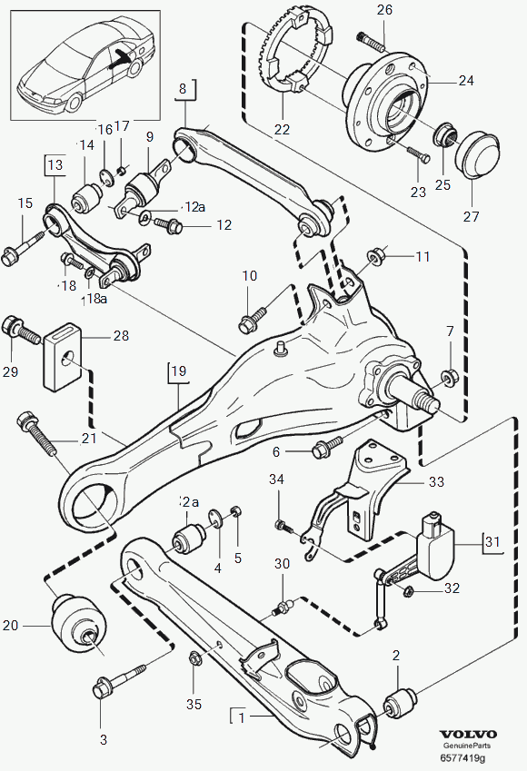 Eagle 30620970 - Kit riparazione, Sospensione ruota autozon.pro