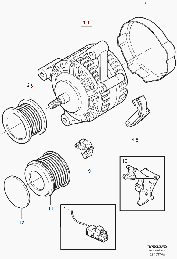 Volvo 8251645 - Alternatore autozon.pro