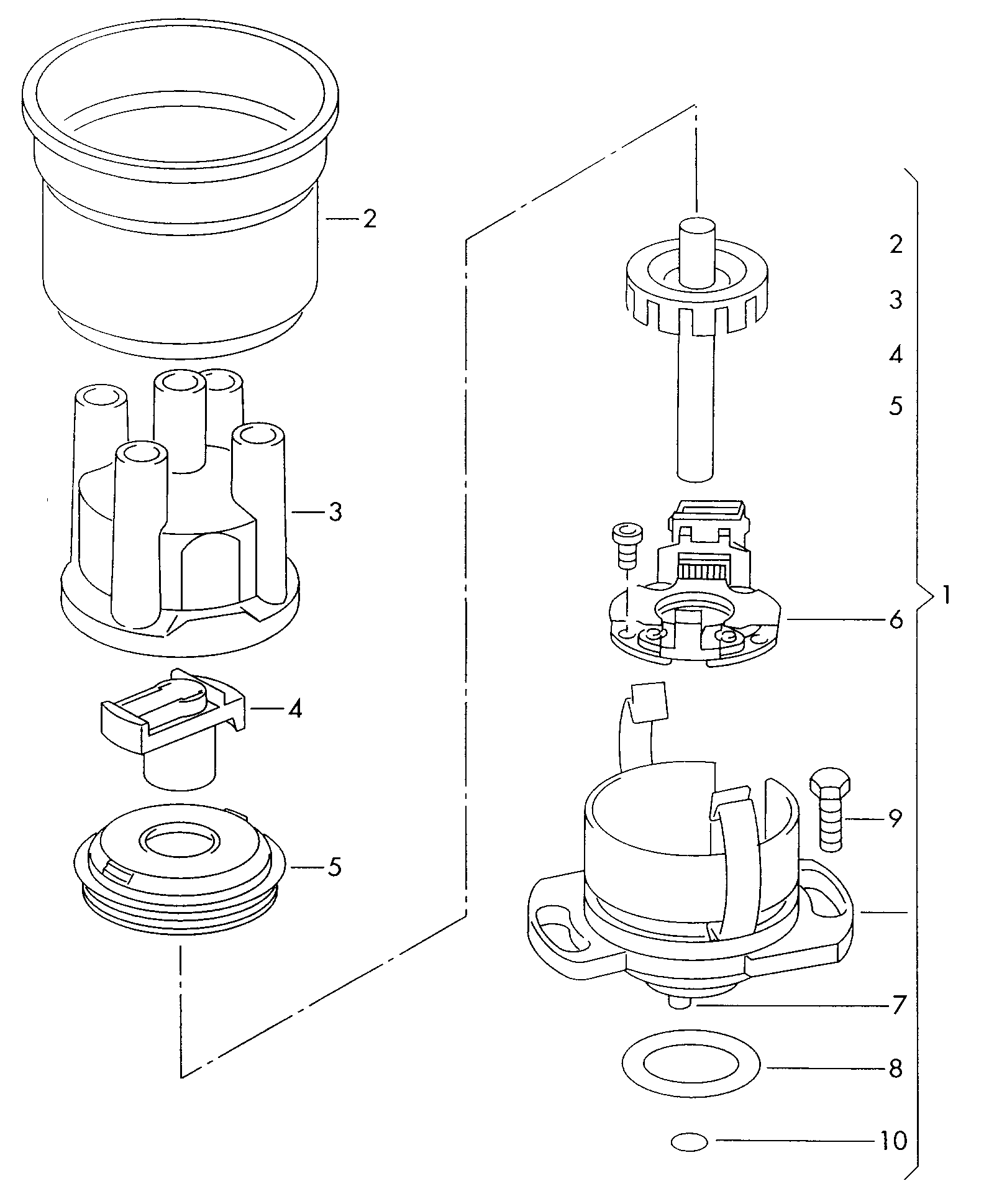 Seat 030 905 237 GX - Distributore accensione autozon.pro