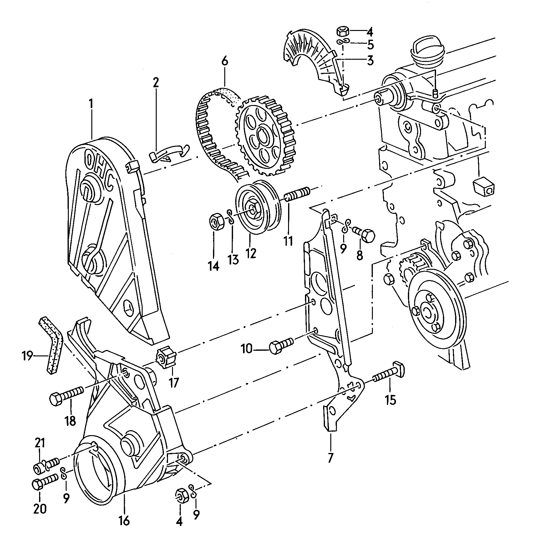 Skoda 056 109 119 A - Kit cinghie dentate autozon.pro