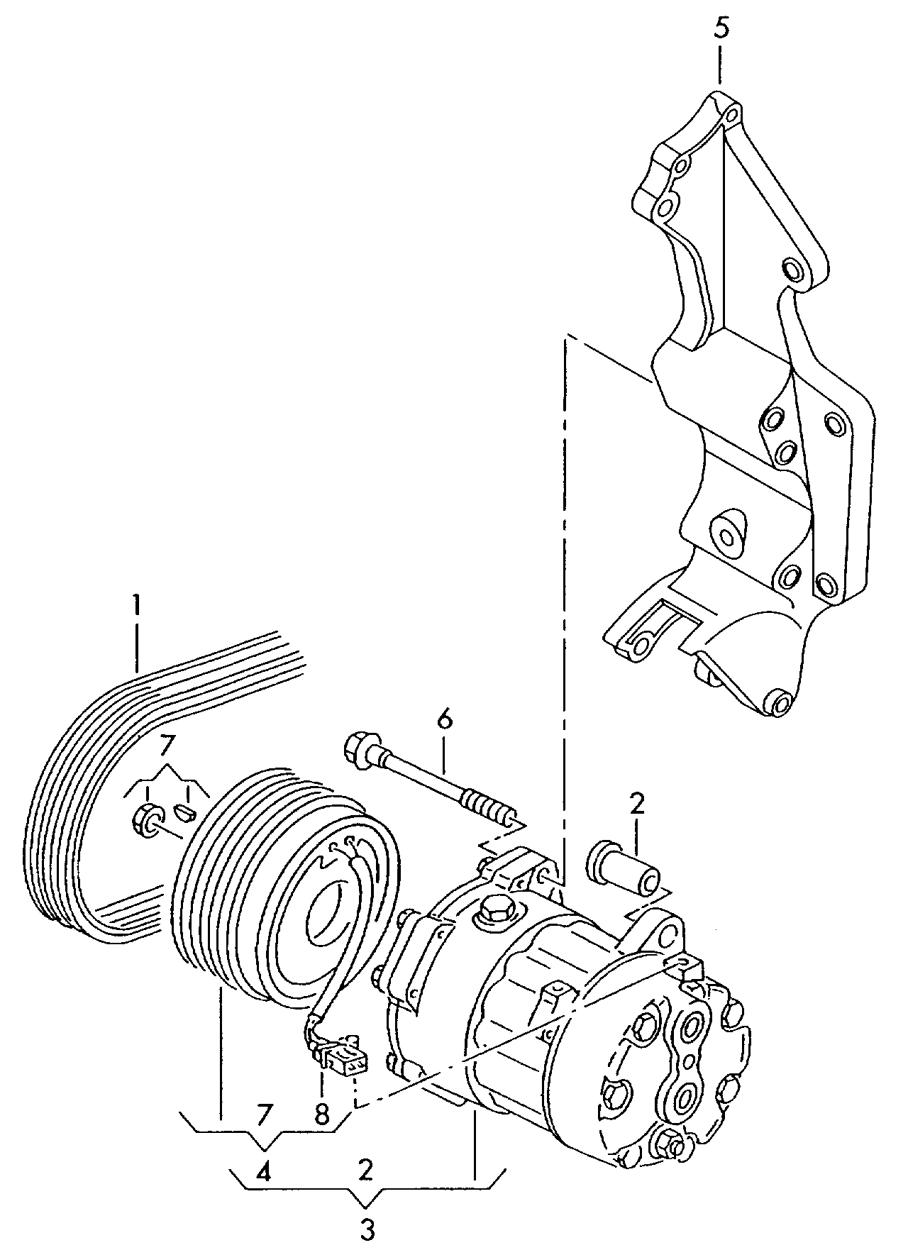 Seat 7H0 820 803 D - Compressore, Climatizzatore autozon.pro