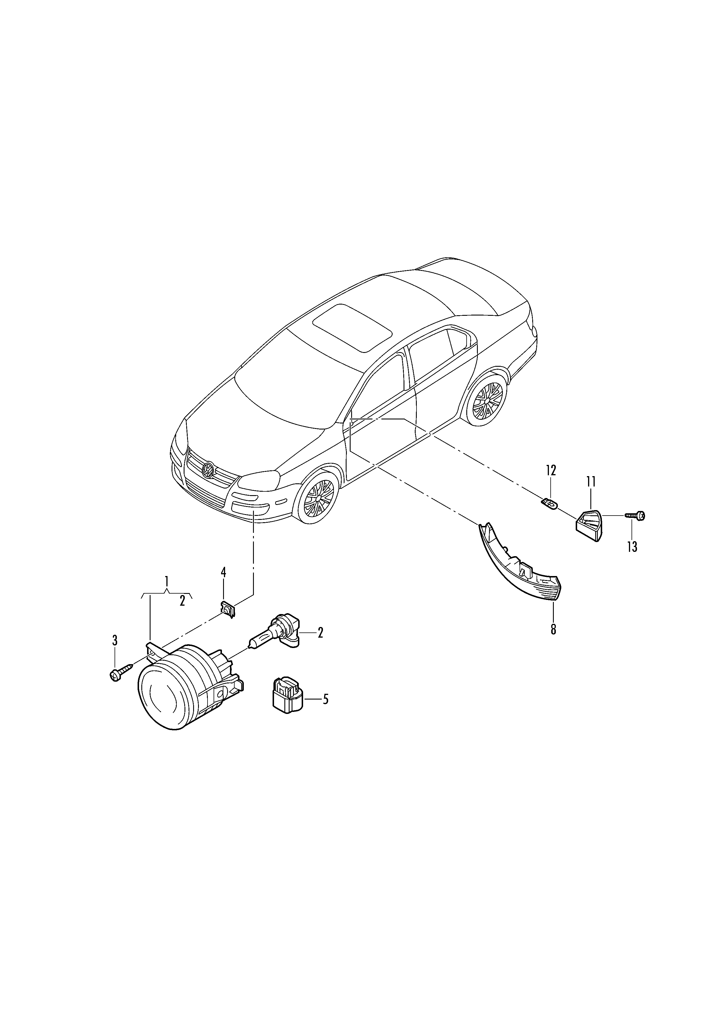 VW N 101 300 01 - Lampadina, Fendinebbia autozon.pro