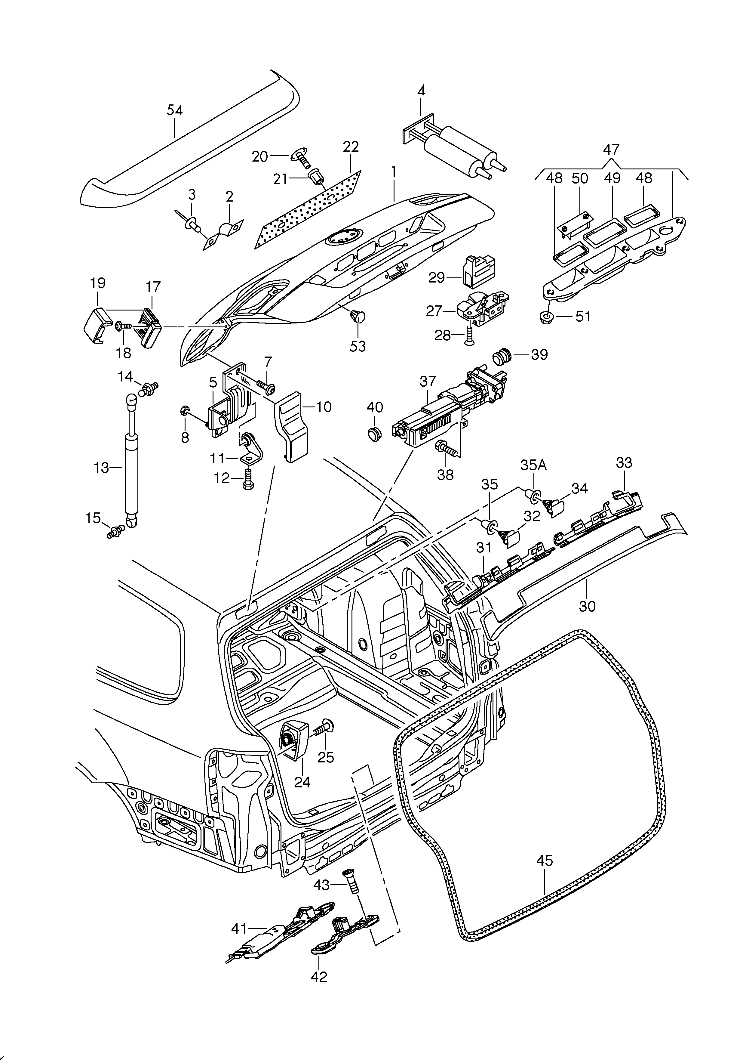 AUDI 3C9827025M - Luce targa autozon.pro