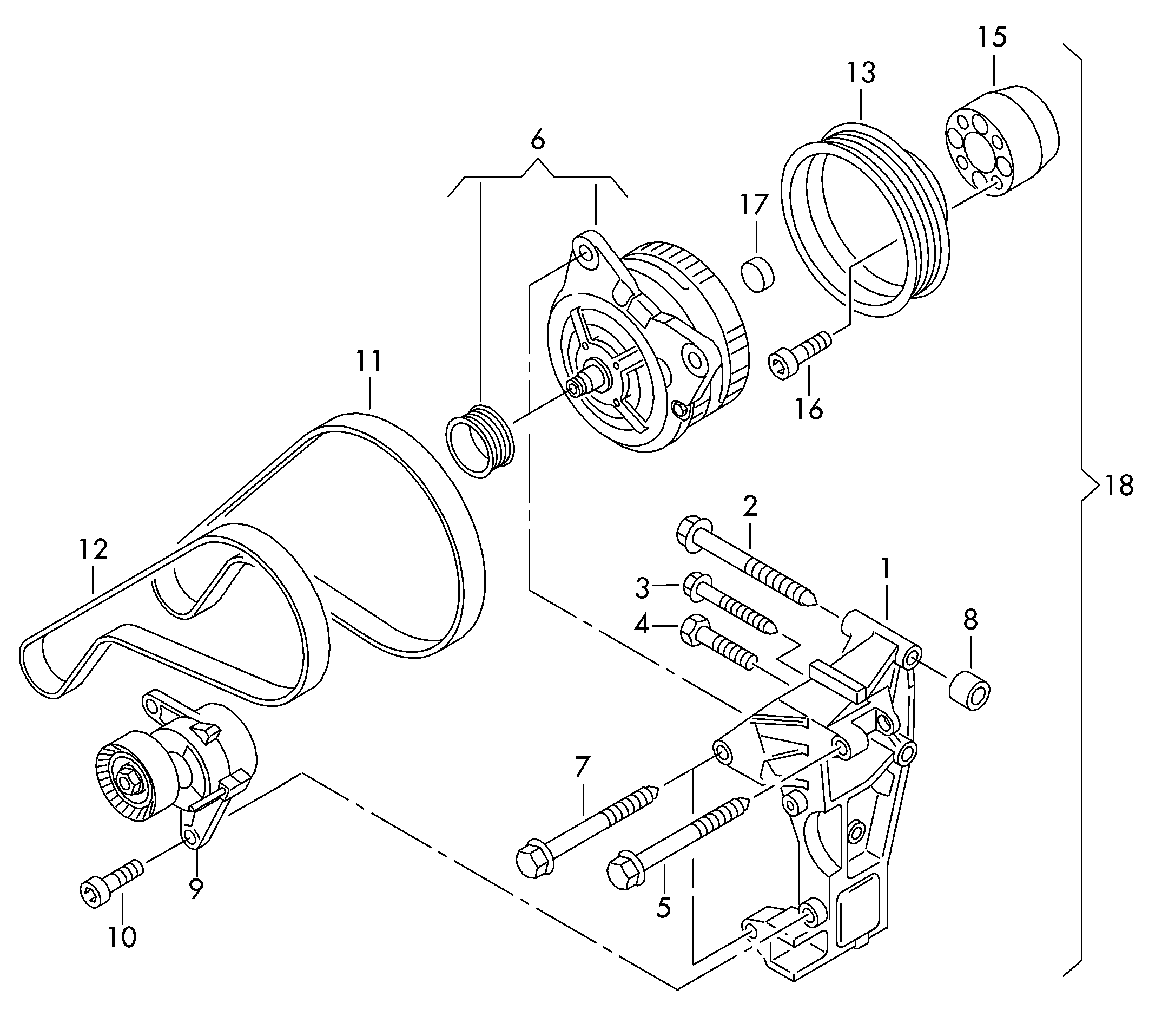 VW 04L 903 315 C - Tendicinghia, Cinghia Poly-V autozon.pro