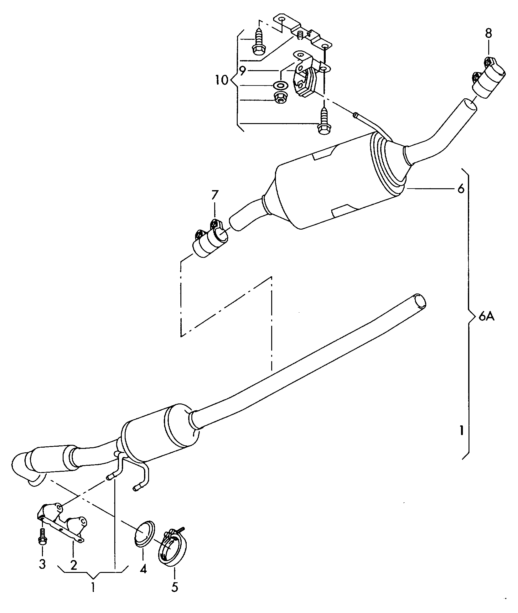 Opel 7H0253115B - Guarnizione, Tubo gas scarico autozon.pro