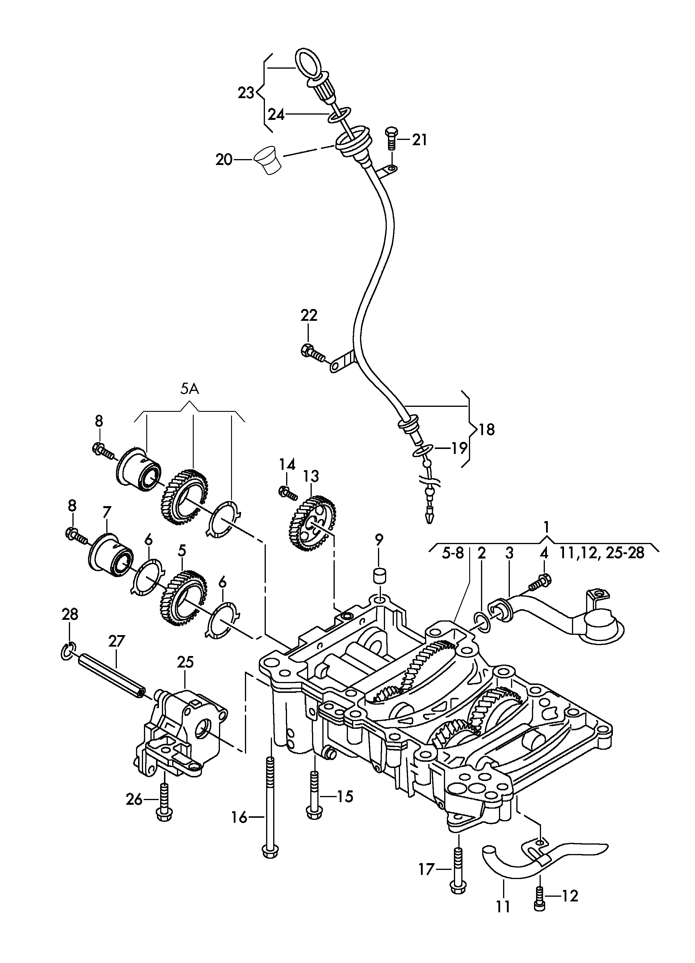 VAG 03G 115 105 H - Pompa olio autozon.pro