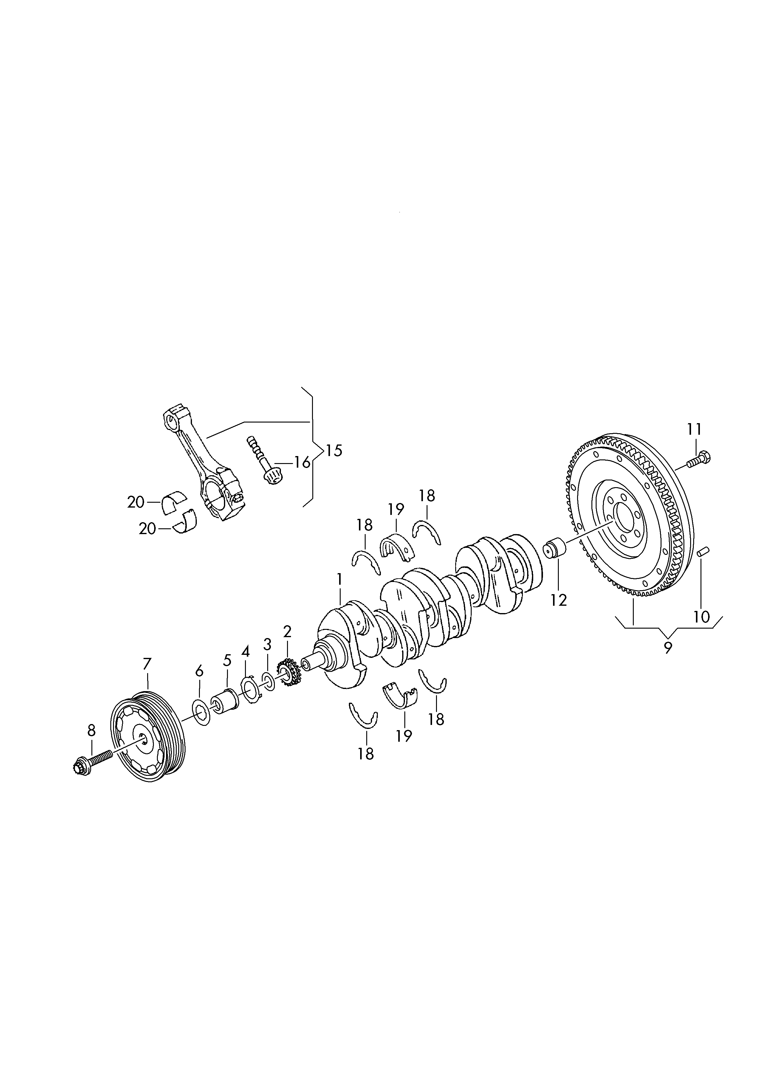 Seat 03C 105 209 AR - Ruota dentata, Albero a gomiti autozon.pro