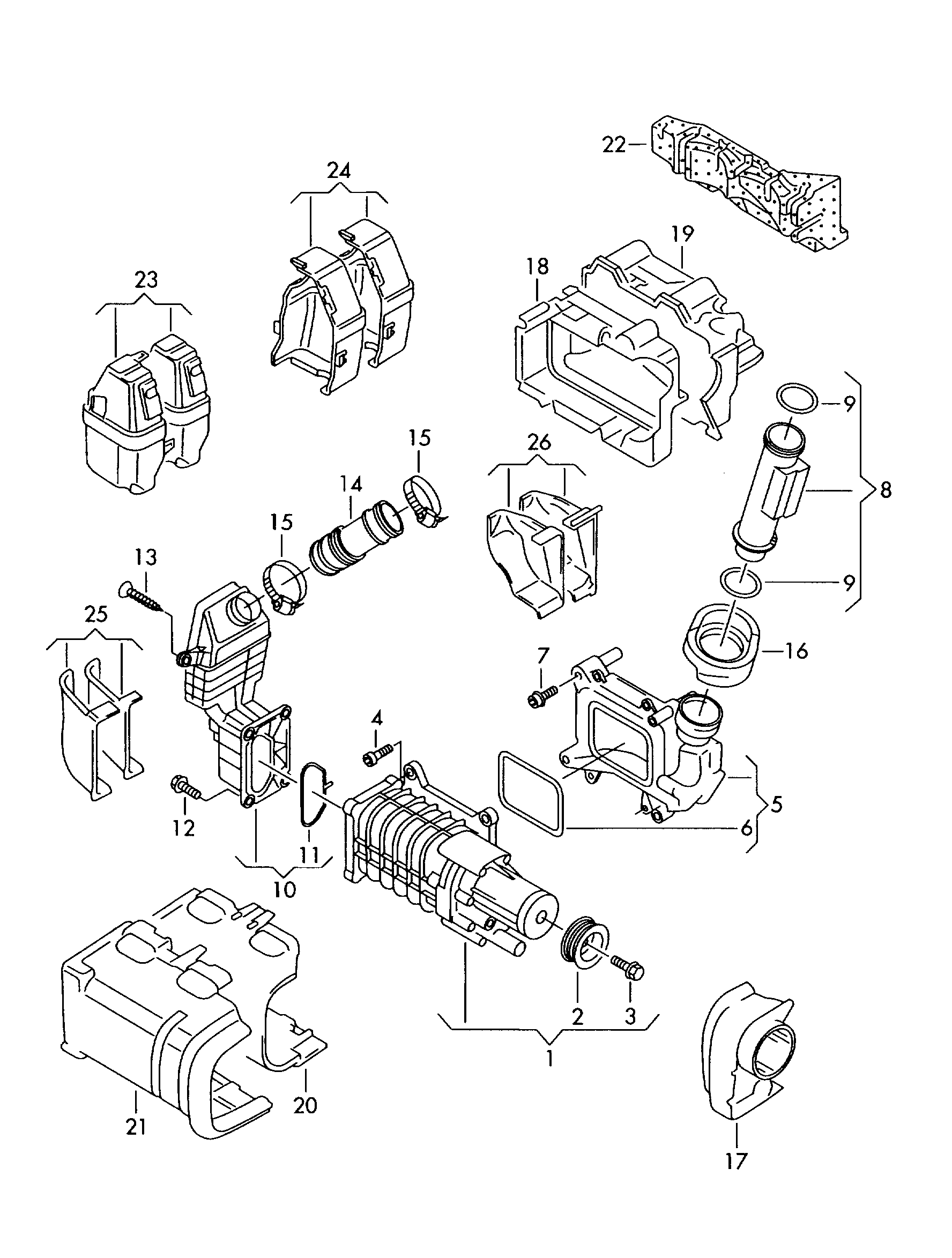 VW 03C145601E - Turbocompressore, Sovralimentazione autozon.pro