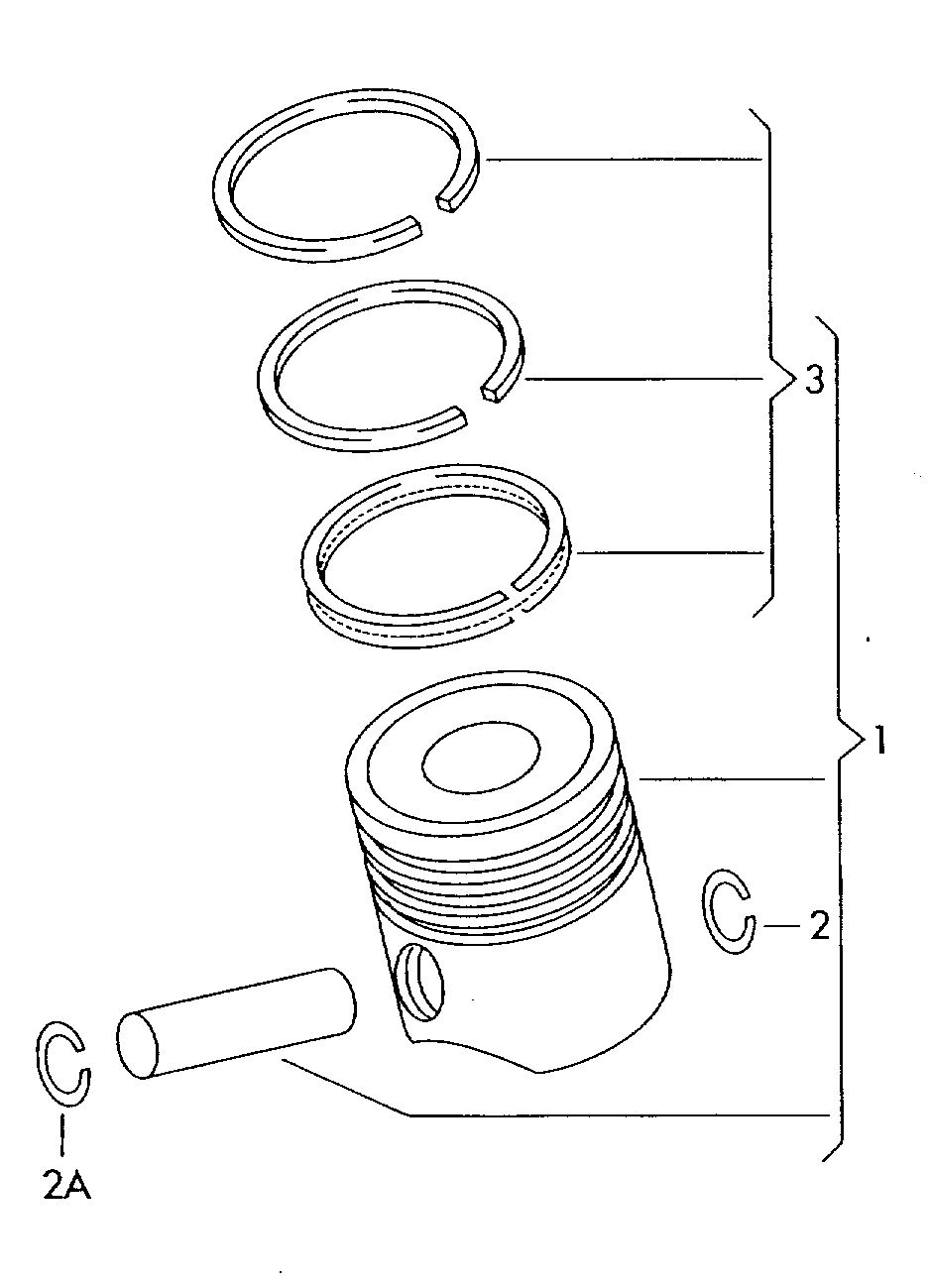 VW 03C 107 065 CK - Pistone autozon.pro