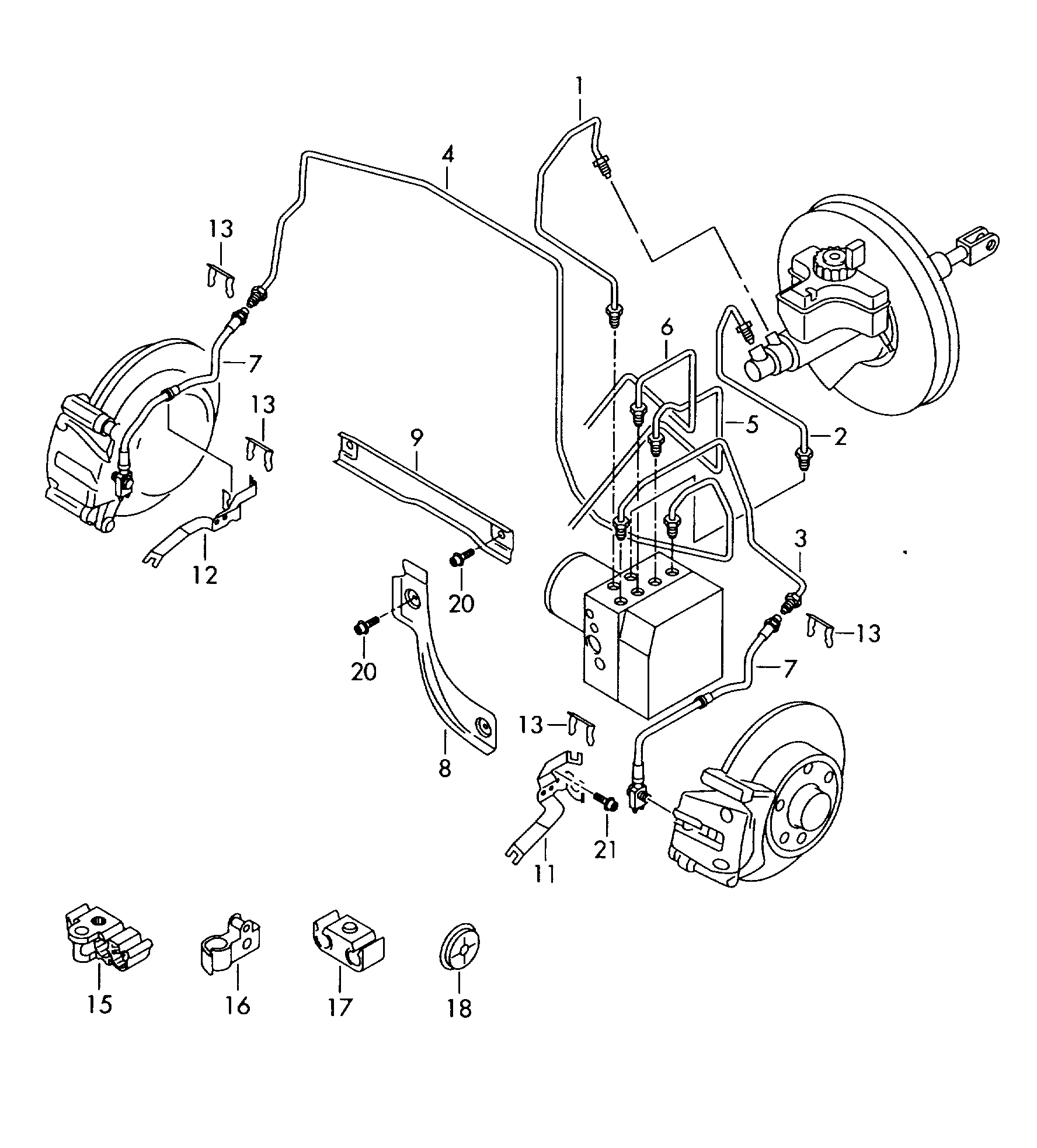 VAG 5N0 611 701 A - Flessibile del freno autozon.pro