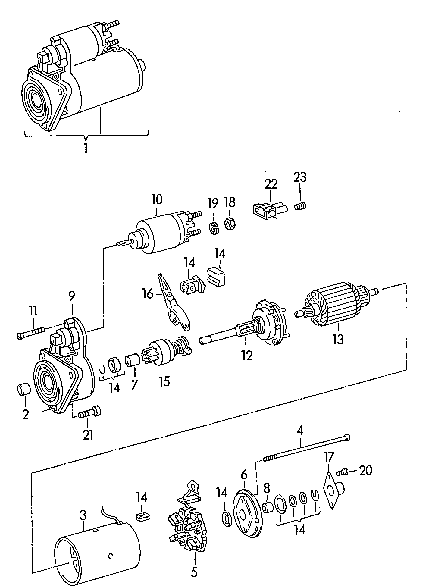 Seat 085 911 023 JX - Motorino d'avviamento autozon.pro