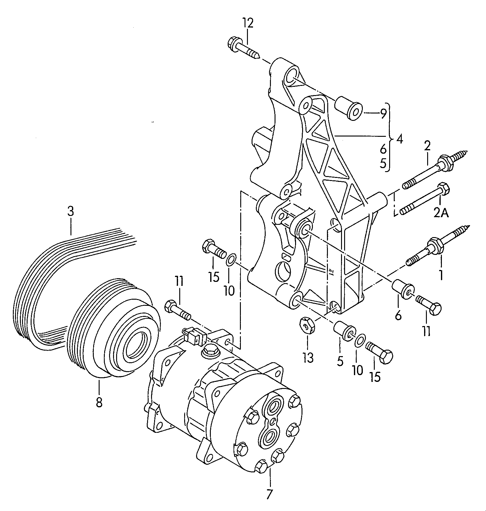 VAG 701820805 - Compressore, Climatizzatore autozon.pro