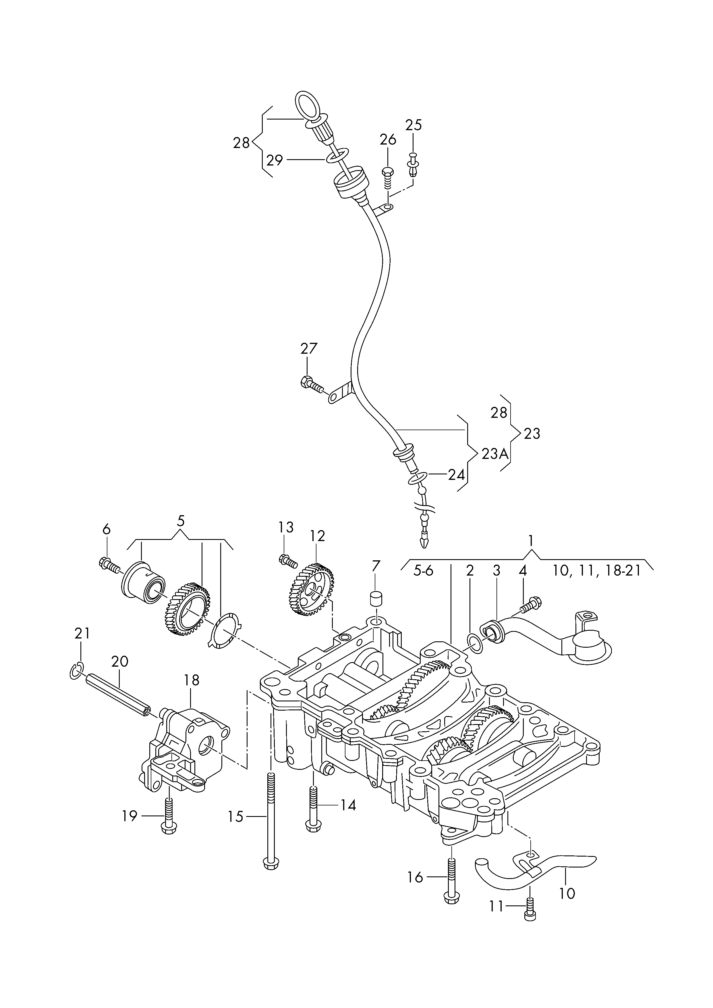 VAG 03L 115 105 F - Pompa olio autozon.pro