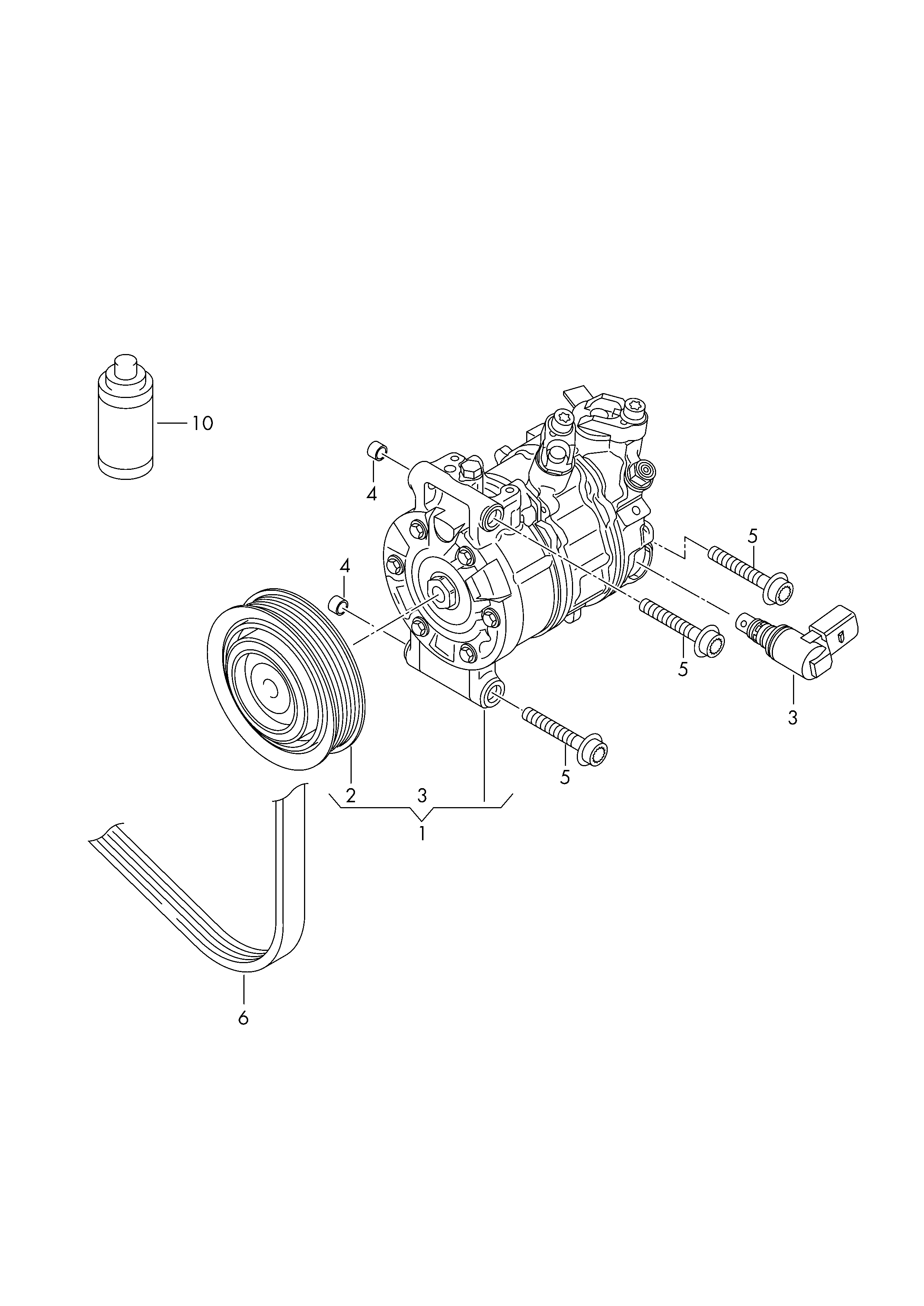 Seat 5Q0 820 803 F - Compressore, Climatizzatore autozon.pro