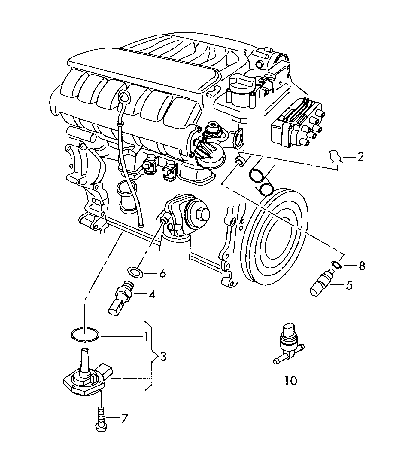 VAG 070919501D - Sensore, Temperatura refrigerante autozon.pro