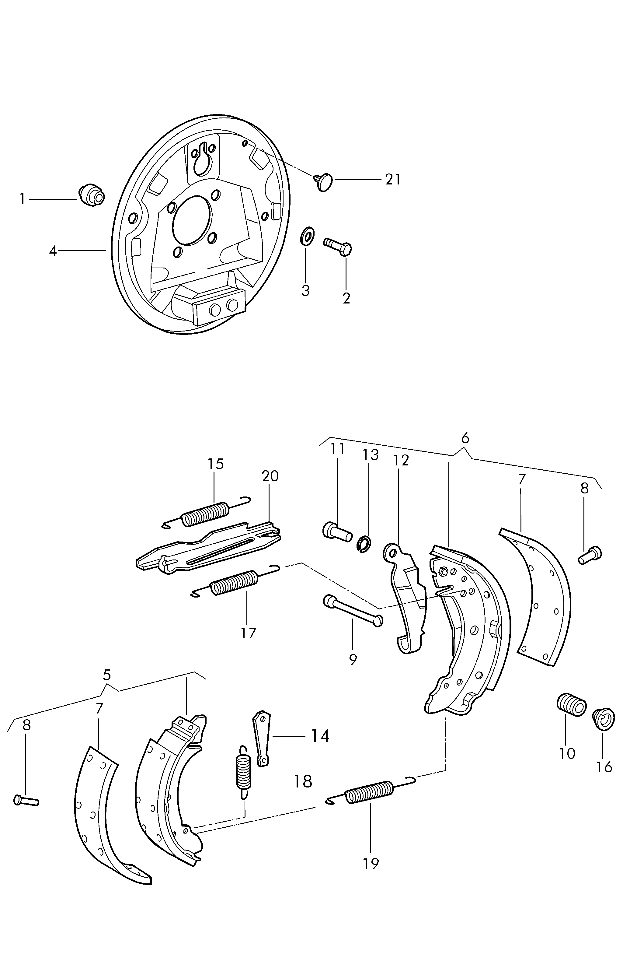 Seat 3096095271 - Kit ganasce freno autozon.pro