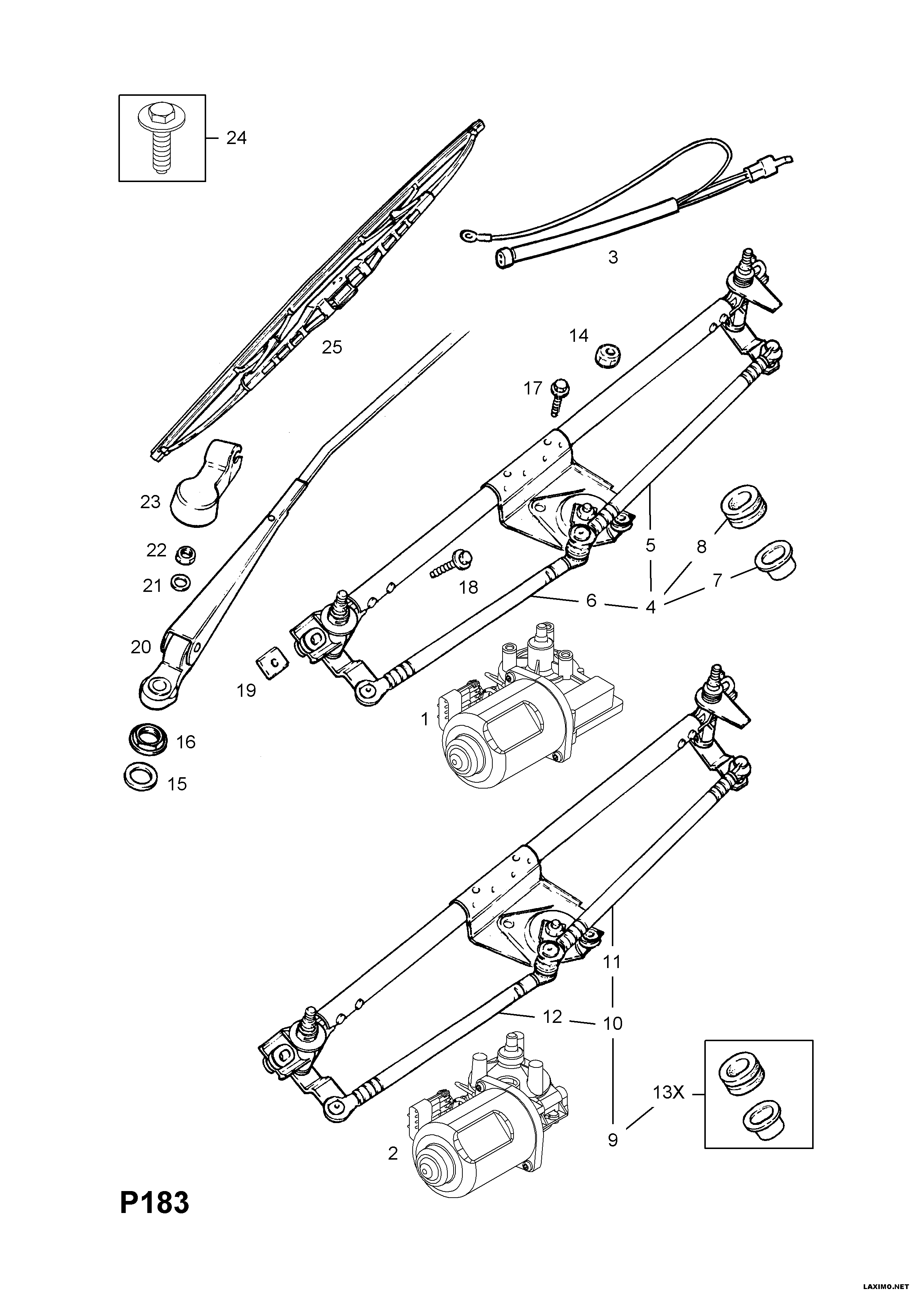 Opel 12 72 796 - Spazzola tergi autozon.pro