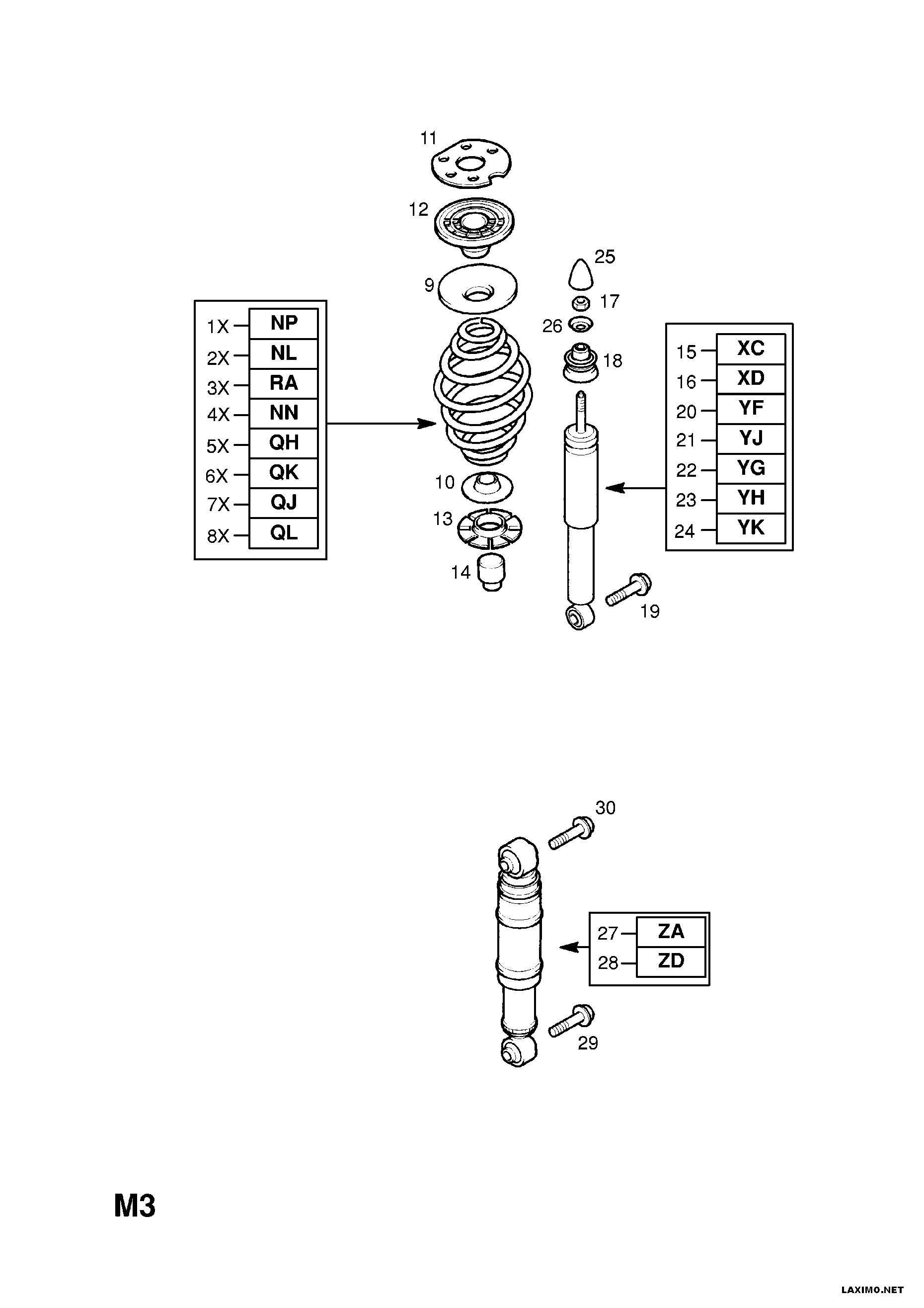 Opel 4 36 305 - Ammortizzatore autozon.pro