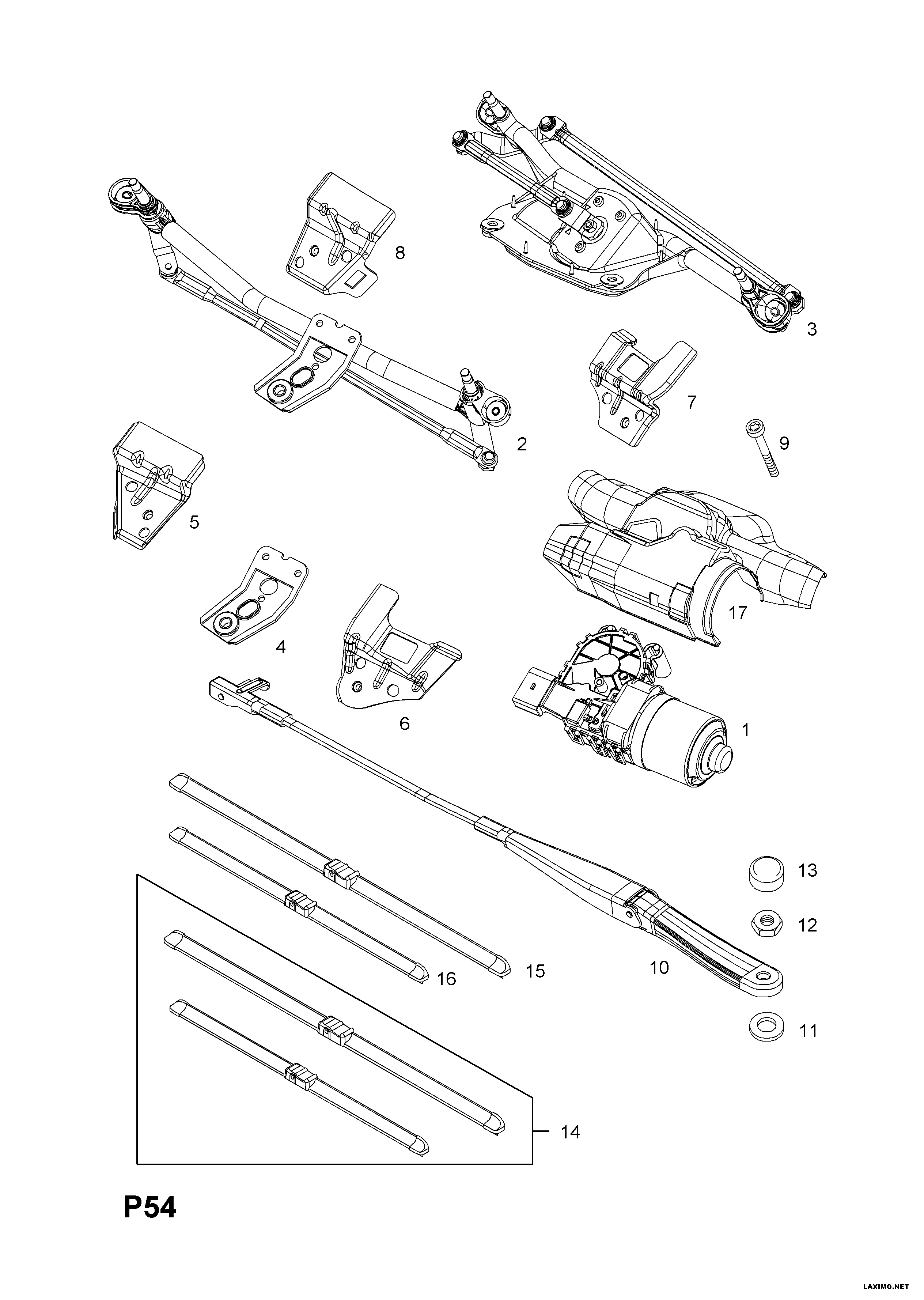 Opel 62 72 279 - Spazzola tergi autozon.pro