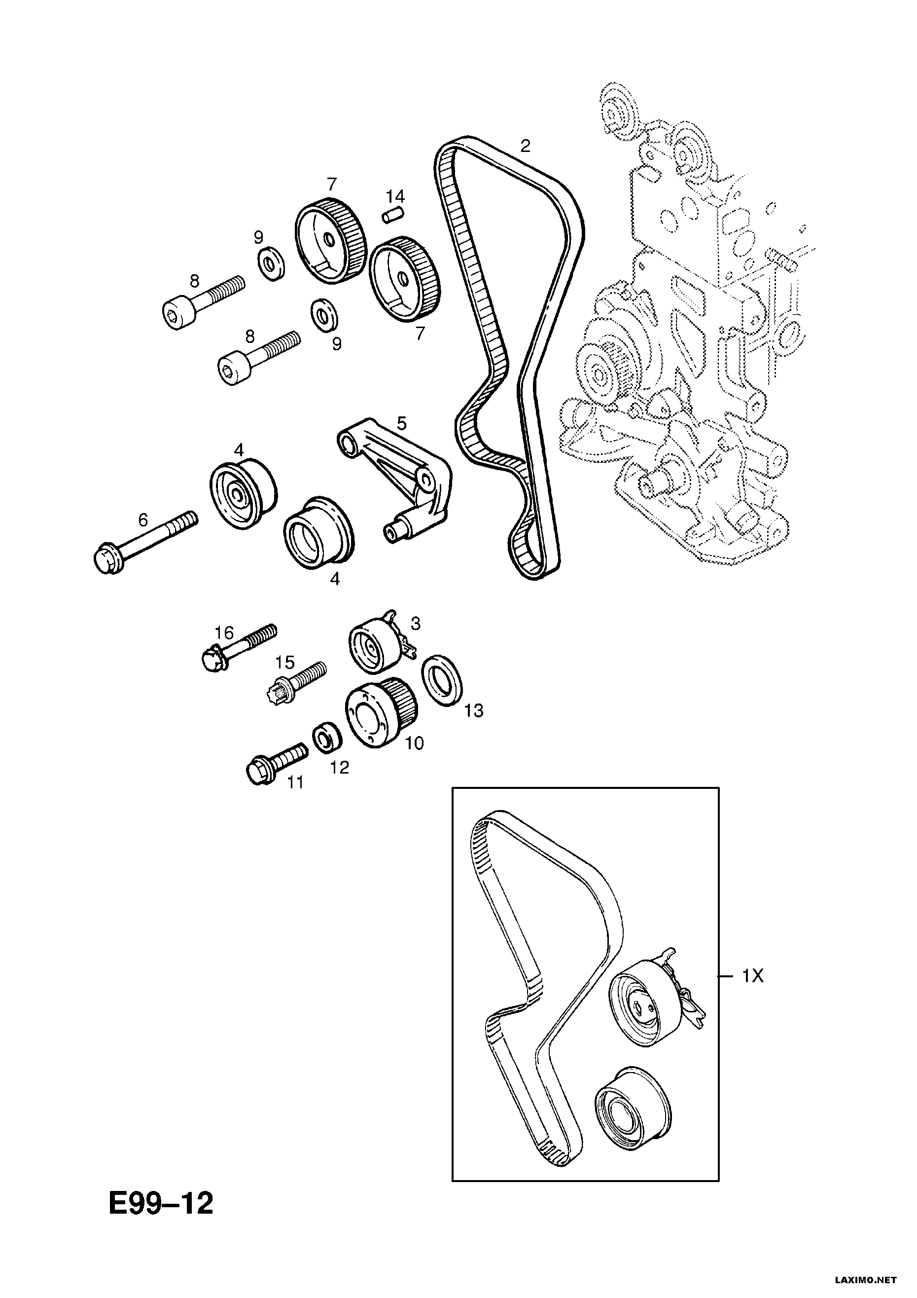 Opel 56 36 372 - Cinghia dentata autozon.pro